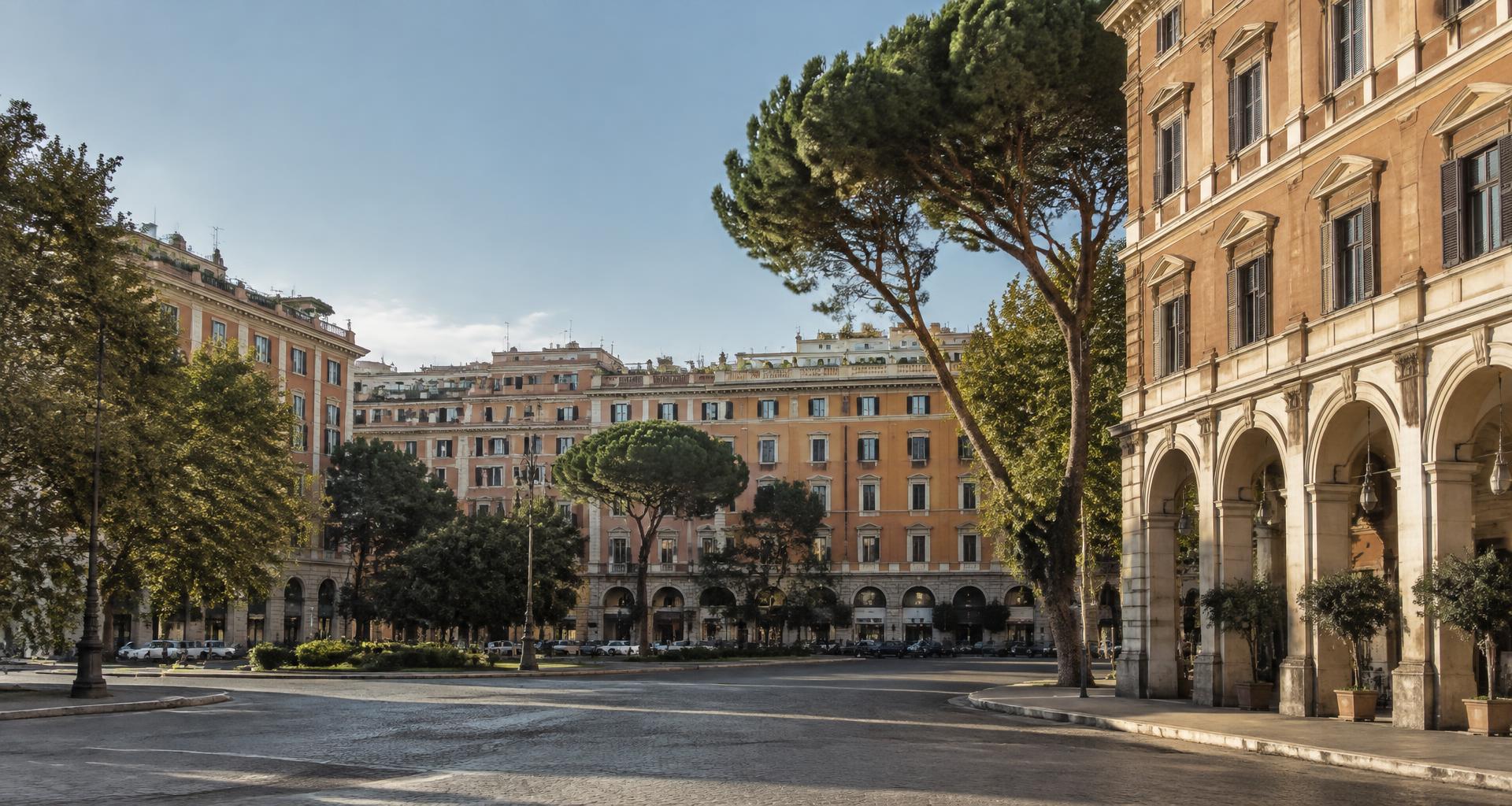 Veduta architettonica di Roma, immagine illustrativa